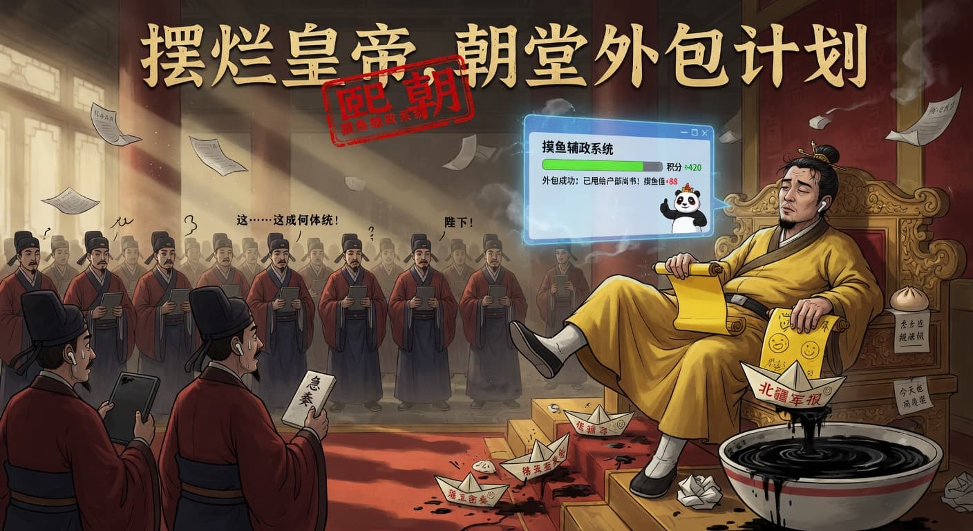 摆烂皇帝,朝堂外包计划 cover art