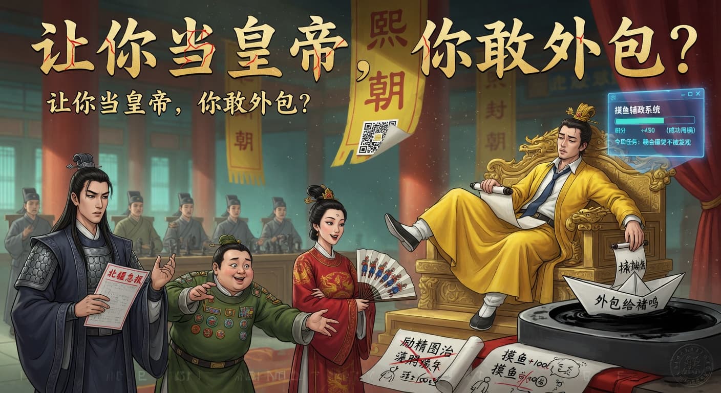 让你当皇帝,你敢外包? cover art